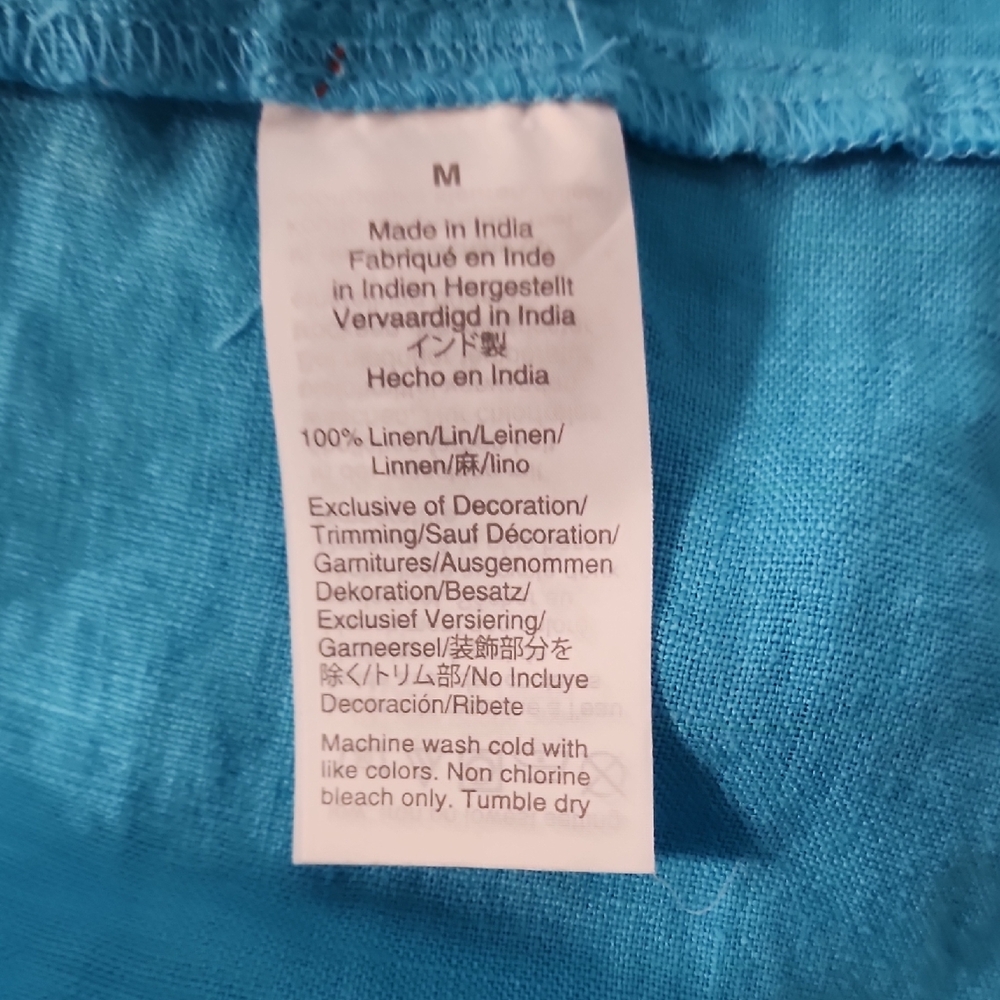 J Crew Embroidered Blue Women's Top - Picture 7 of 7